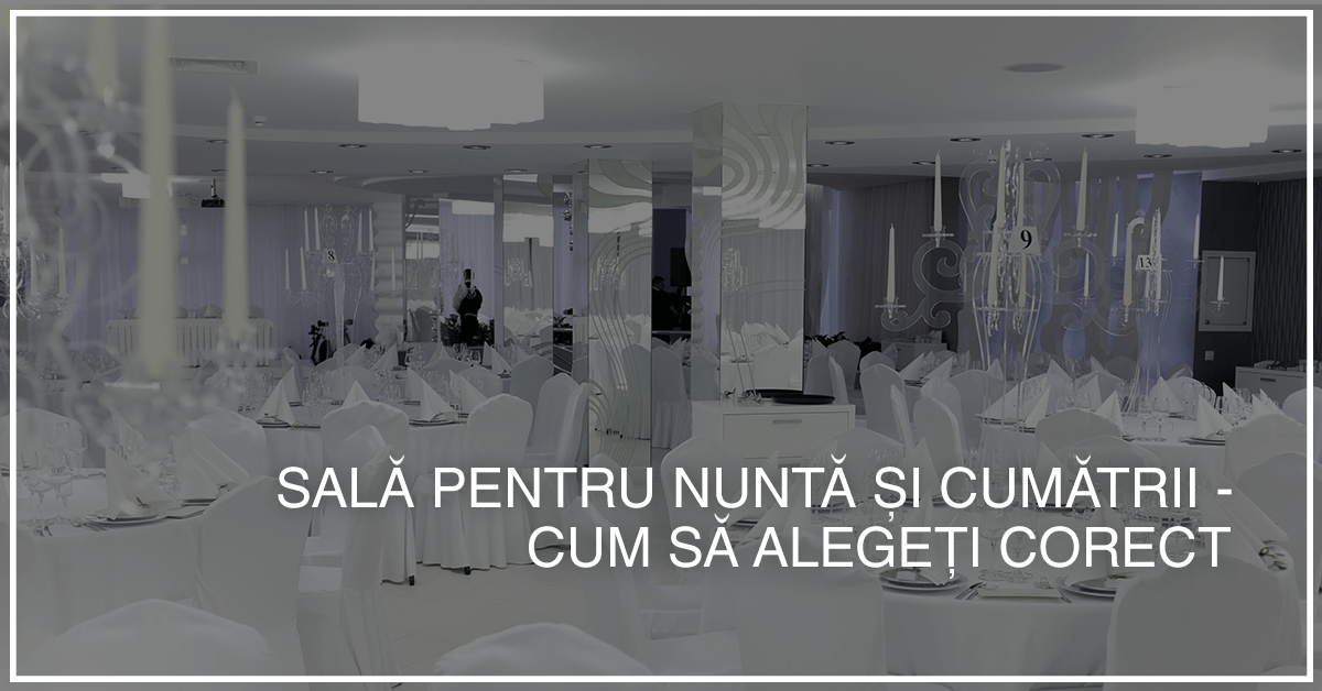 sala pentru nunti